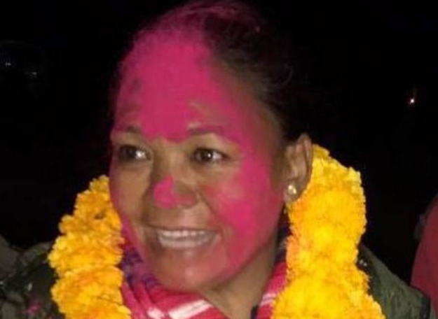 पहिलो छापामार महिला निर्वाचित