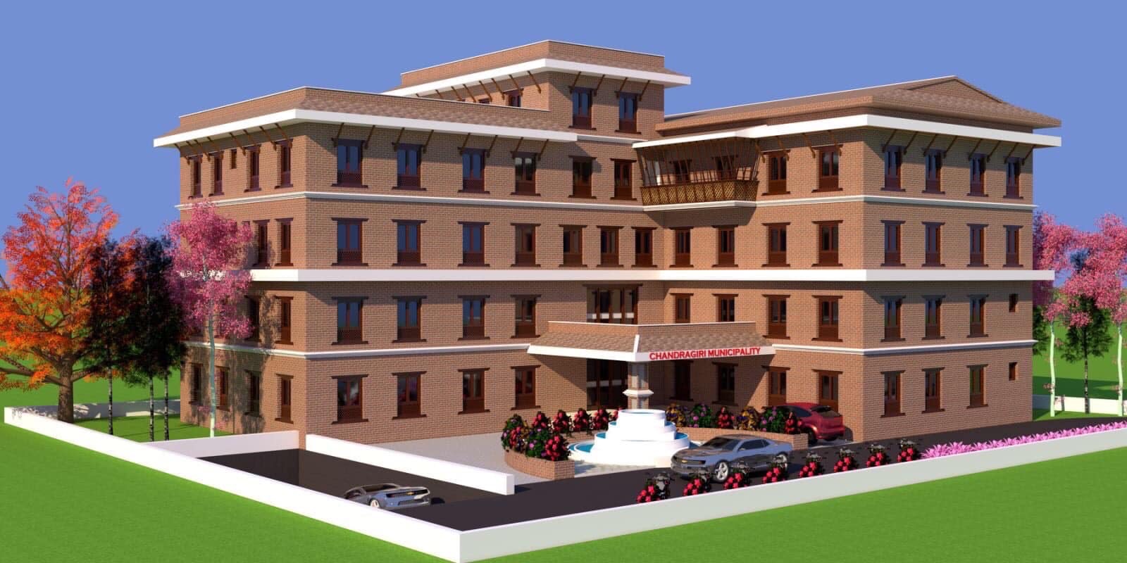चन्द्रागिरि नगरपालिकाले आफ्नै भवन बनाउन थाल्यो