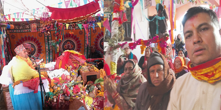 पेसा व्यवसाय गर्नेले पनि धार्मिक अनुष्ठानहरु गर्छन् भन्ने उदाहरण नेपाल मुद्रण उद्योग संघका अध्यक्ष शंकर कुमार खड्काले आफ्ना माता पिताको चाहना अनुसार यही मंसिर १७ गतेदेखि २४ गतेसम्म आफ्नै निवास कोटेश्वरमा सप्ताह महायज्ञ लगाउनु भएको छ ।