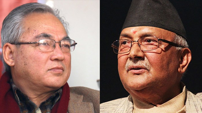 मन्त्रिपरिषदको बैठक सकिए लगतै प्रधानमन्त्री ओली र गृहमन्त्री बादलबीच गोप्य वार्ता