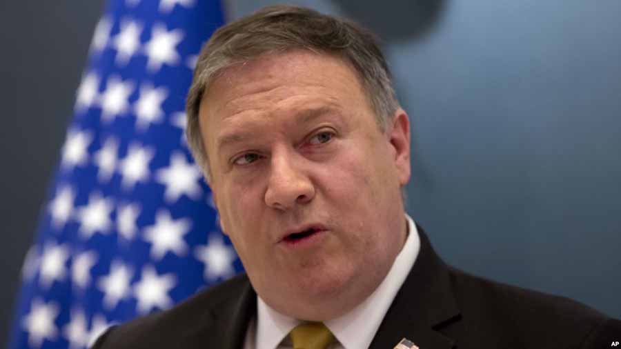 अमेरिकी विदेशमन्त्री पोम्पेओ क्वारेन्टाइनमा