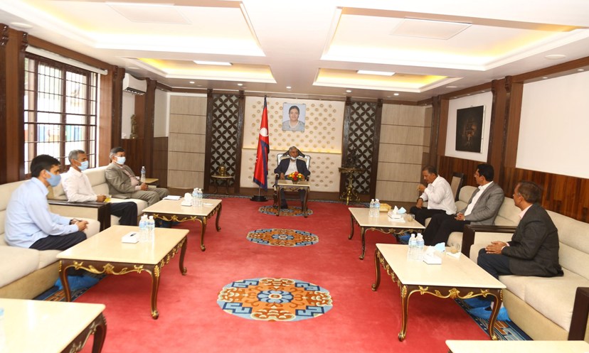 प्रधानमन्त्री देउवा र विप्लवबीच भेटवार्ता