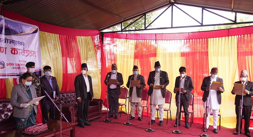 गण्डकी सरकारलाई पूर्णता, ११ सदस्यीय मन्त्रिपरिषद् बनाउँदा पाैडेल पक्ष र जसपा रुष्ट