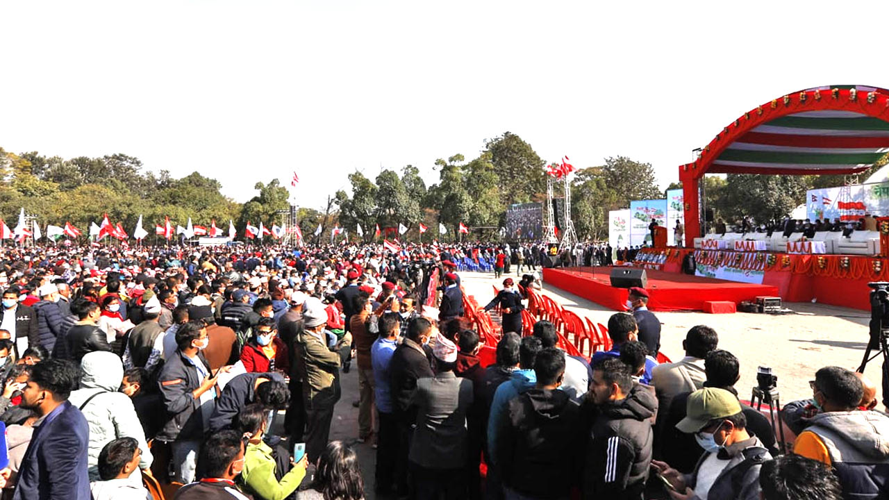 कांग्रेसको १४औं महाधिवेशन काठमाडौंको भृकुटीमण्डपमा सुरू
