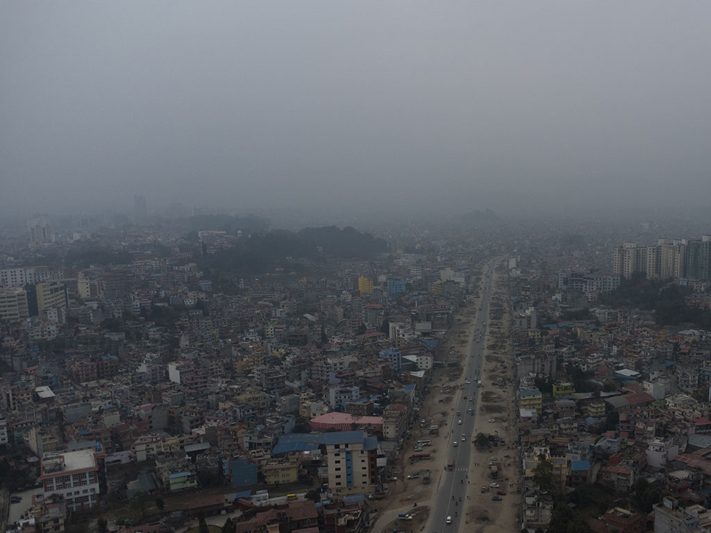 काठमाडौं विश्वका एक सय शहरमध्ये सबैभन्दा बढी प्रदुषित शहर