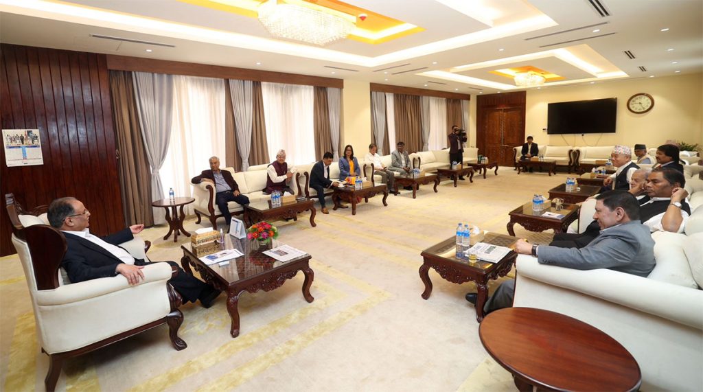 राष्ट्रिय सभा निर्वाचनमा गठबन्धनका १९ उम्मेदवार जिताउन नेताहरुको अपिल