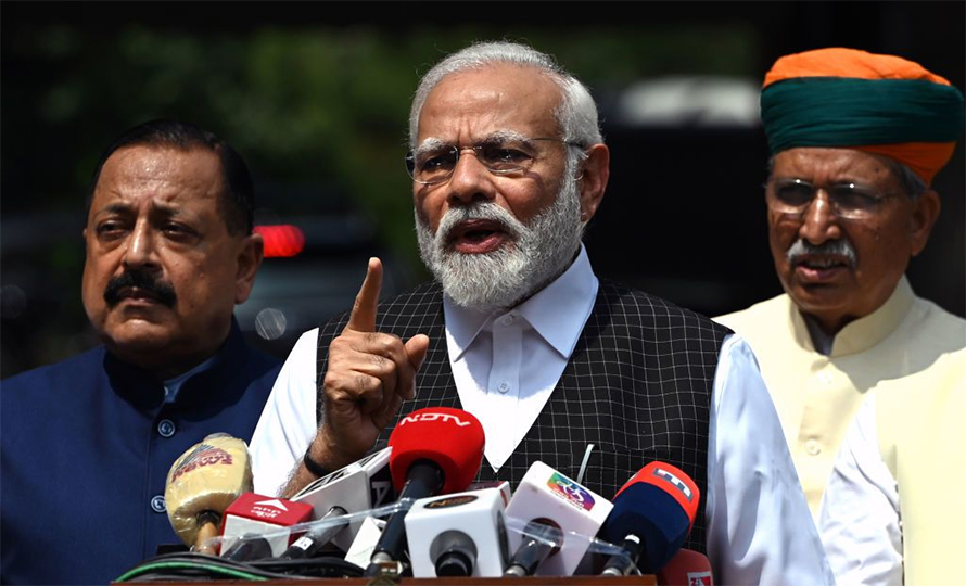 भाजपा नेतृत्वको गठबन्धन एनडिएलाई बहुमत, तेस्रो पटक प्रधानमन्त्री बन्दै मोदी