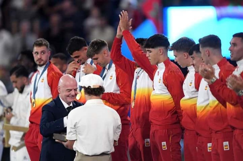ओलम्पिकमा फुटबलतर्फको स्वर्ण स्पेनलाई