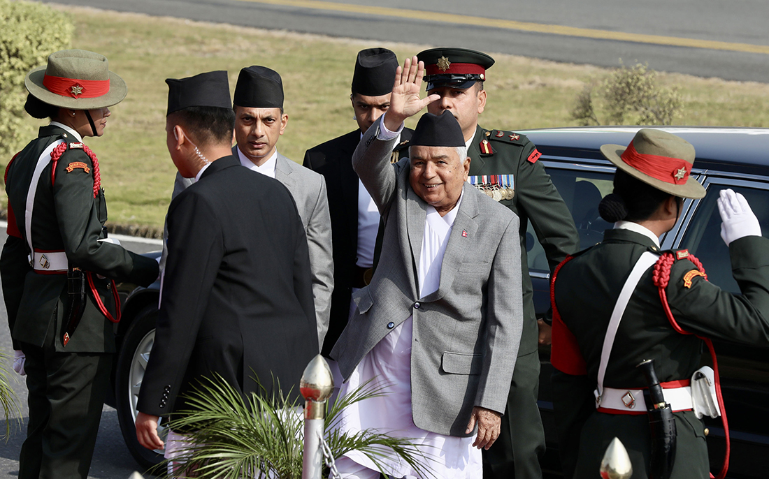 राष्ट्रपति पौडेल कोप –२९मा सहभागी भई स्वदेश फिर्ता