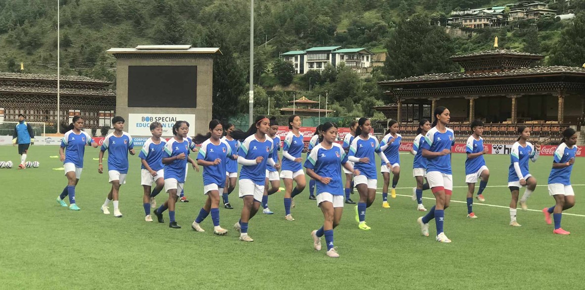 साफ यू-१७ महिला च्याम्पियनसिप : नेपालले बंगलादेशसँग खेल्दै