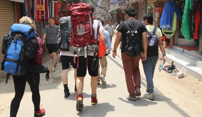 यो सात महिनामा ६ लाख ४७ हजार विदेशी पर्यटक नेपाल भित्रिए