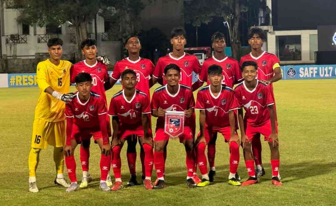साफ यू–१७ च्याम्पियनसिपको सेमिफाइनलमा भारतसँग भिड्दै नेपाल