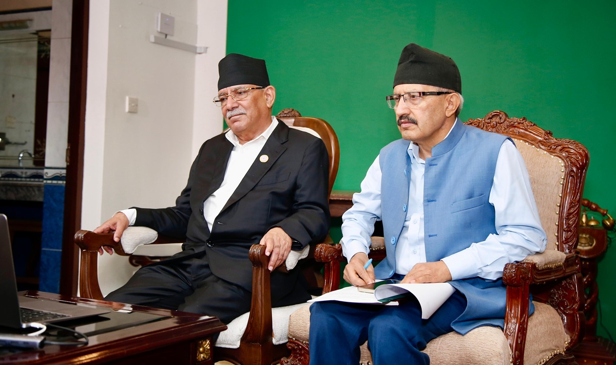 प्रचण्ड भन्छन्- ‘हाम्रो पार्टीमा मात्र सबैले खुला रूपमा कुरा राख्न पाउँछन्’