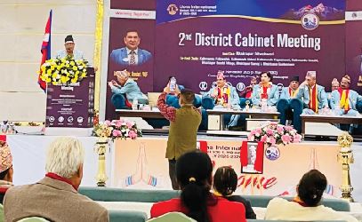 लायन्स क्लबस् अन्तर्राष्ट्रिय डिस्ट्रिक्ट ३२५ एफ, नेपालको दोस्रो डिस्ट्रिक्ट क्याबिनेट बैठक भव्यरुपमा सम्पन्न