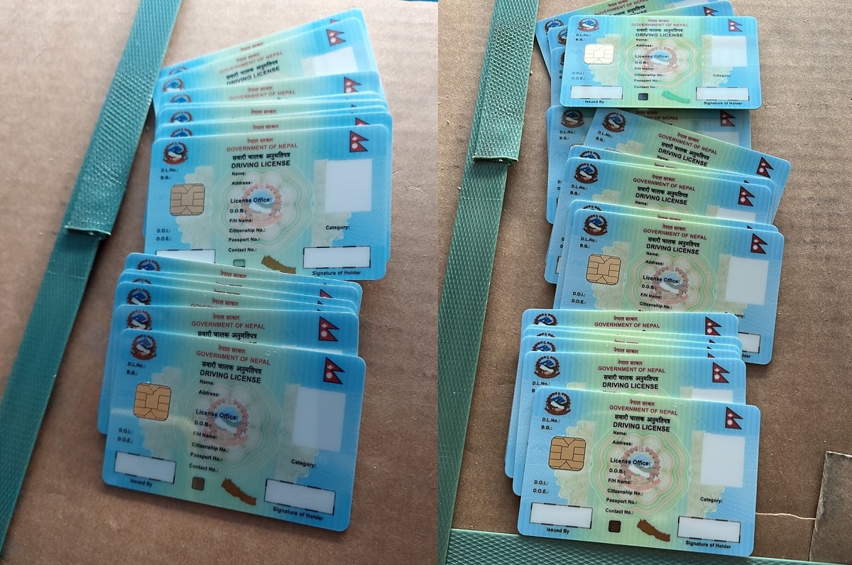 दुई महिनामा ९ हजार लाइसेन्स छपाइ