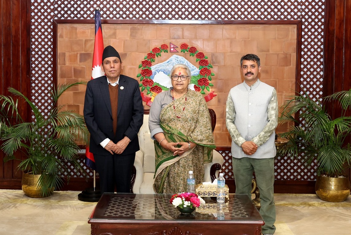 प्रधानमन्त्री कार्की र राष्ट्रिय सभा अध्यक्ष दाहालबीच भेट