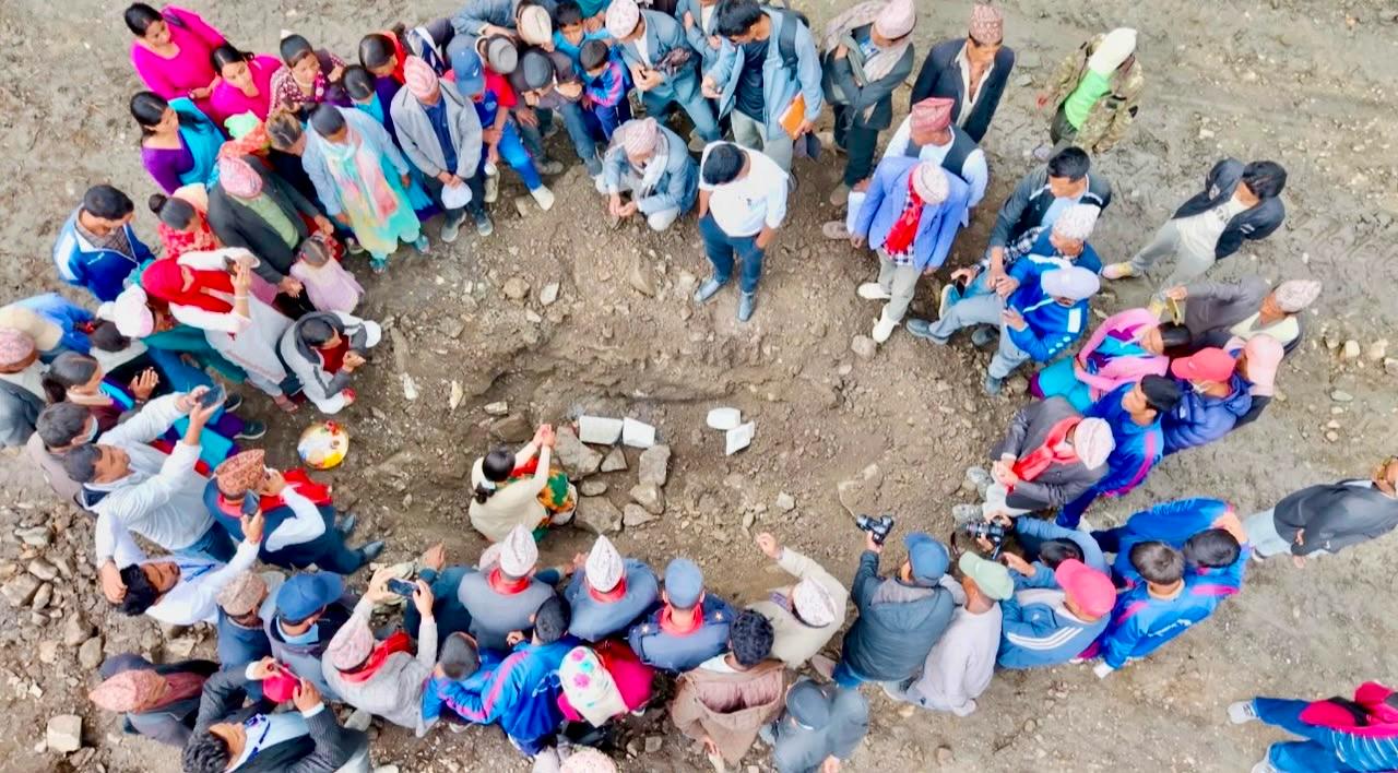 भारत सरकारको सहयोगमा हुम्लामा नेपाल–भारत मैत्री अस्पताल भवन निर्माण सुरु