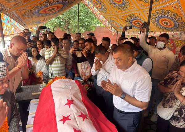 सभापति थापाद्वारा नेता खरेलको निधनप्रति दुःख व्यक्त