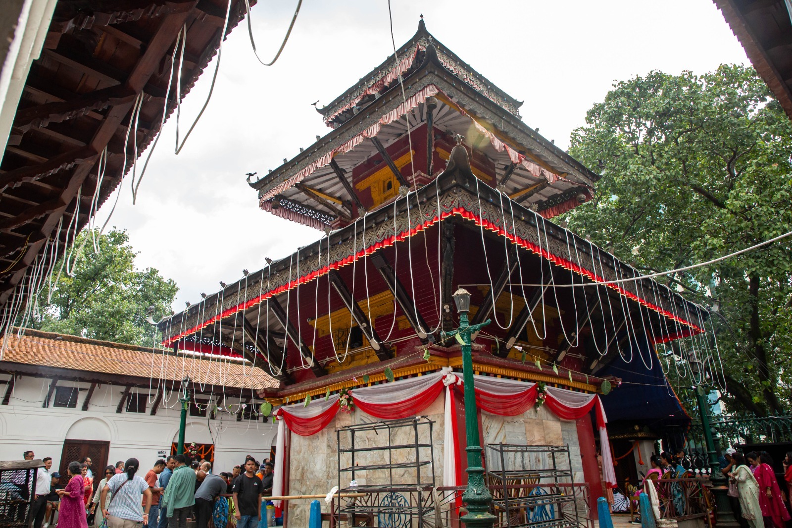 महाङ्काल मन्दिरको चौघेरा सत्तल पुनःनिर्माण सम्पन्न, महानगरद्वारा उद्घाटन