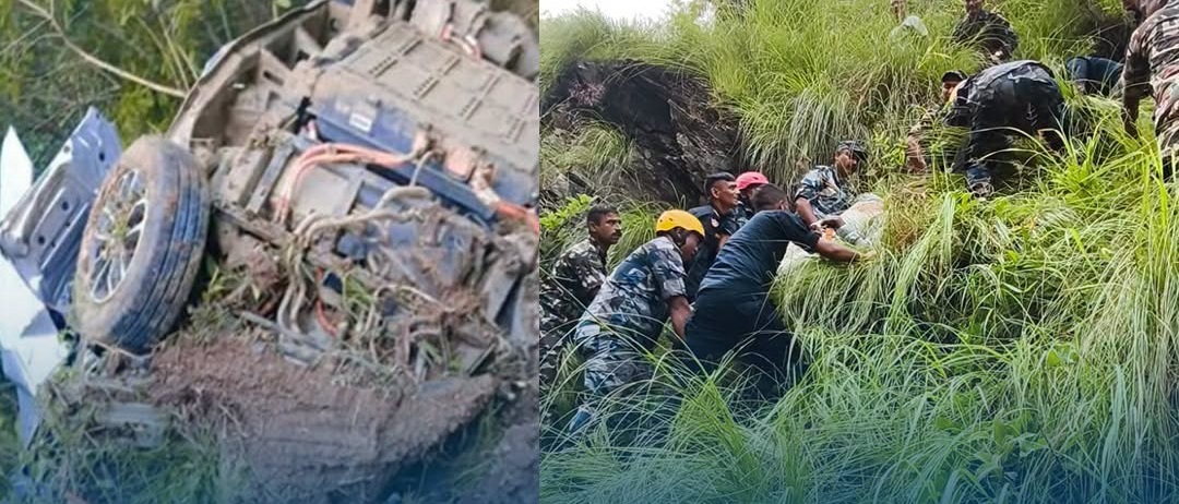 मकवानपुरमा गाडी दुर्घटना हुँदा ४ जनाको मृत्यु, ४ जना घाइते